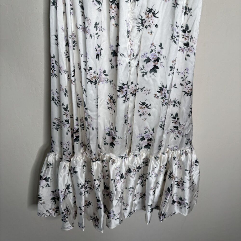 Altar'd State Satin Floral Midi Dress - Picture 5 of 9